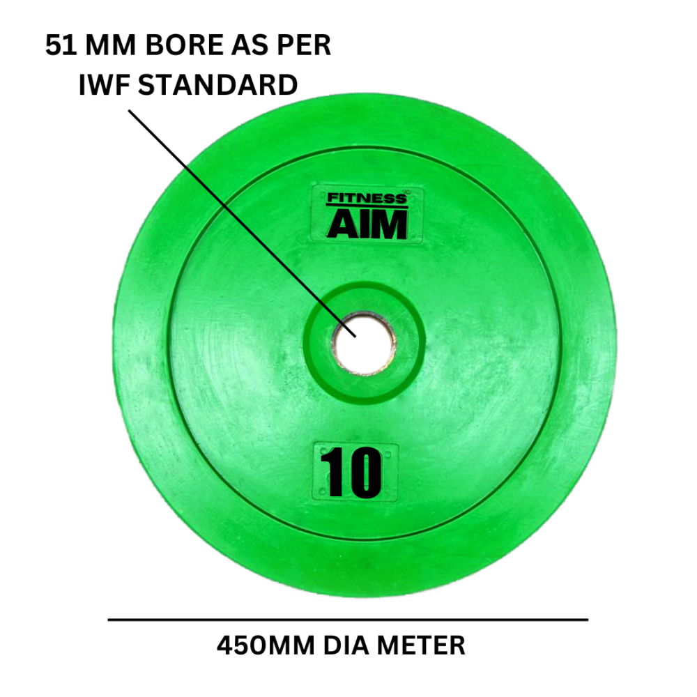 FITNESS AIM BUMPER PLATE INTERNATIONAL - Image 8