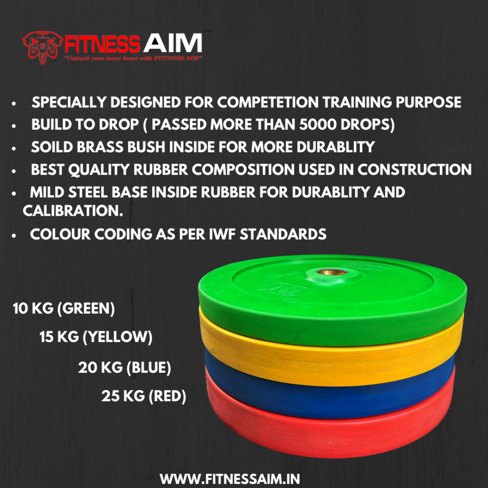 FITNESS AIM BUMPER PLATE INTERNATIONAL - Image 2