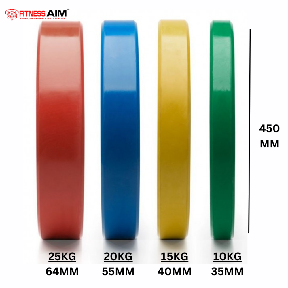 FITNESS AIM BUMPER PLATE INTERNATIONAL PRO - Image 3
