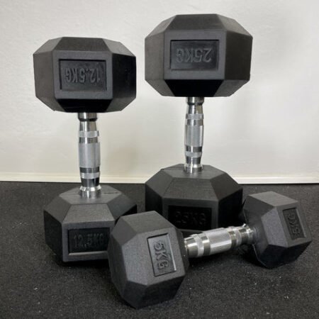 FITNESS AIM DUMBBELL HEXAGON (6 HEADED) - 5 KG X 2