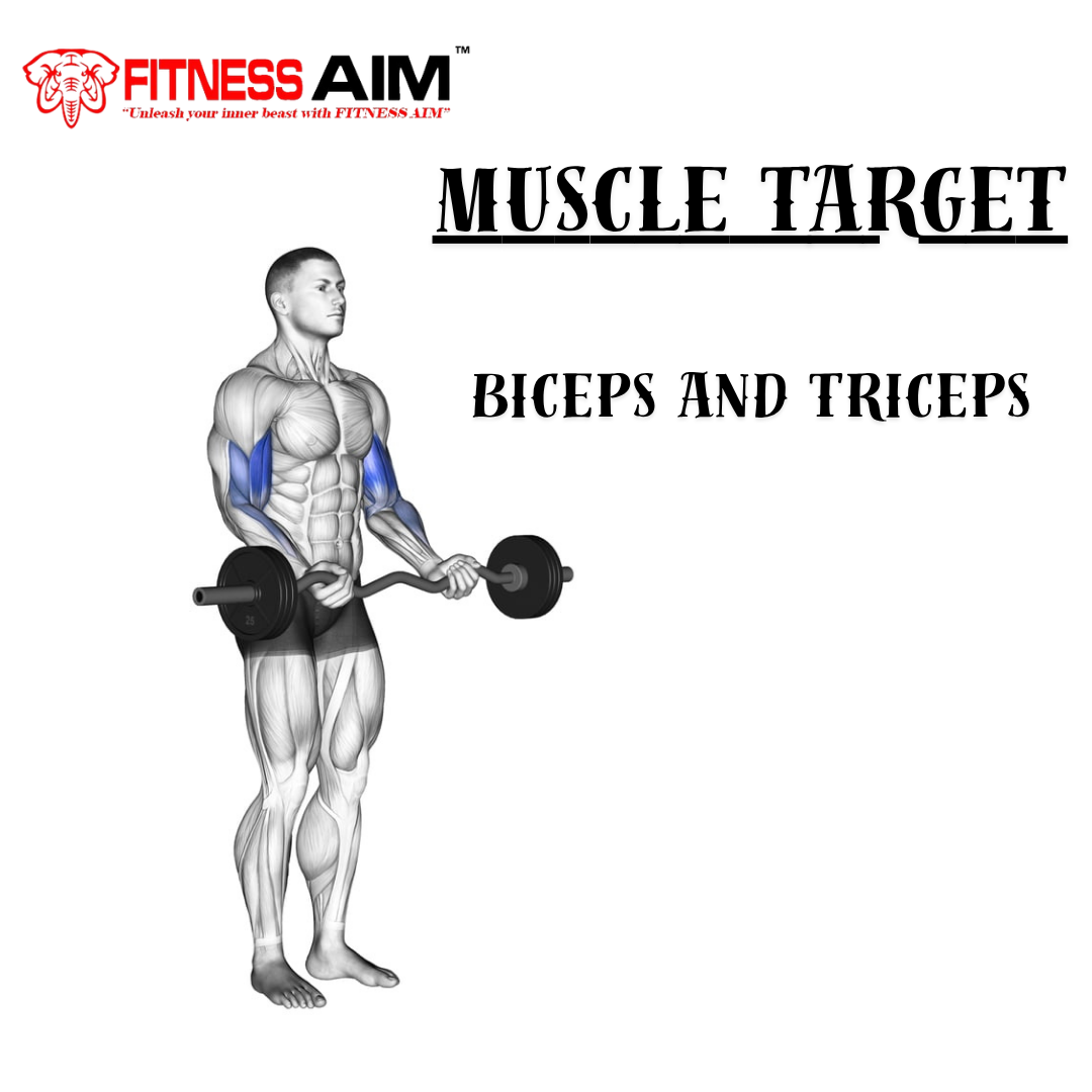 FITNESS AIM BARBELL OLYMPIC CURL/EZ - Image 7
