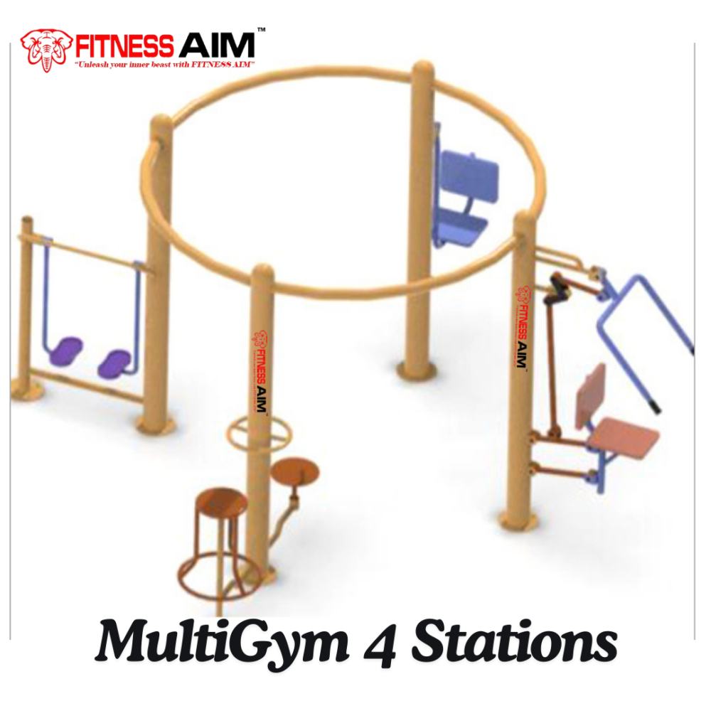 FITNESS AIM OUTDOOR MULTI GYM 4 STATION