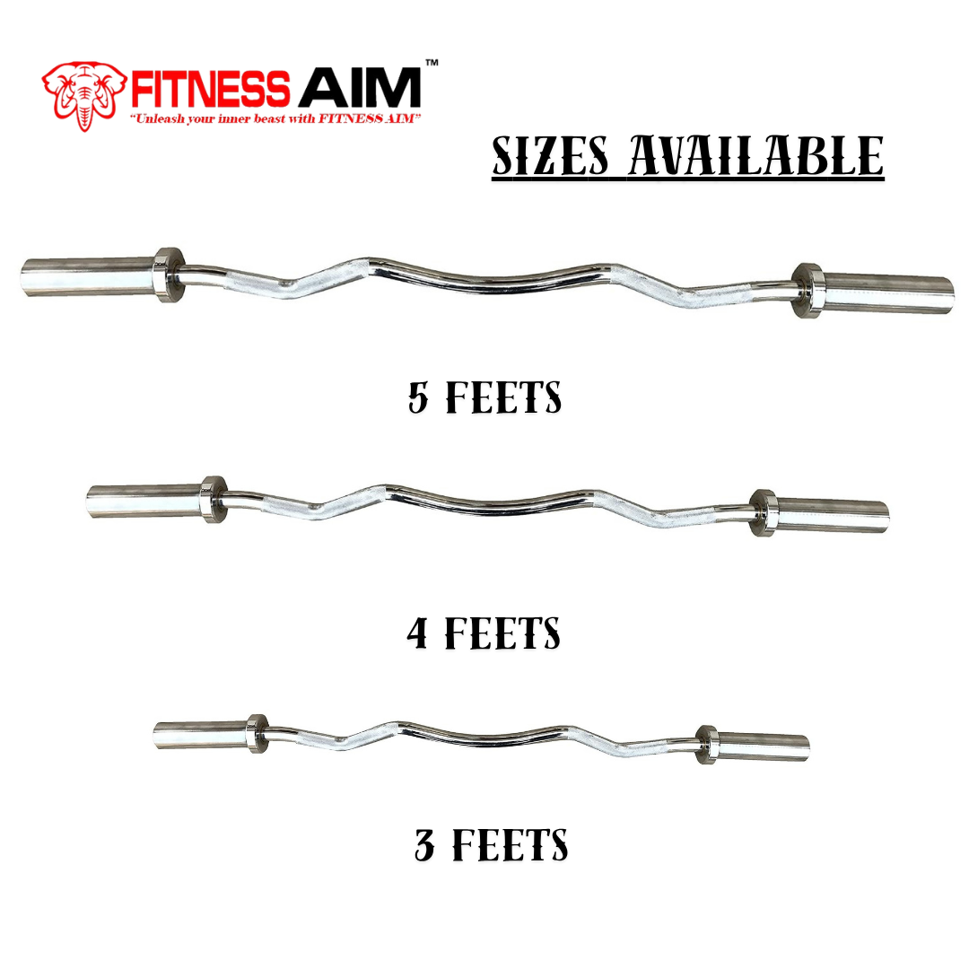 FITNESS AIM BARBELL OLYMPIC CURL/EZ - Image 4