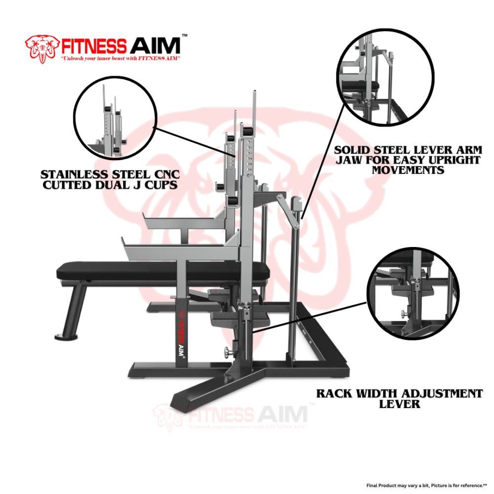 FITNESS AIM THE TITAN FORGE COMBO RACK - Image 4