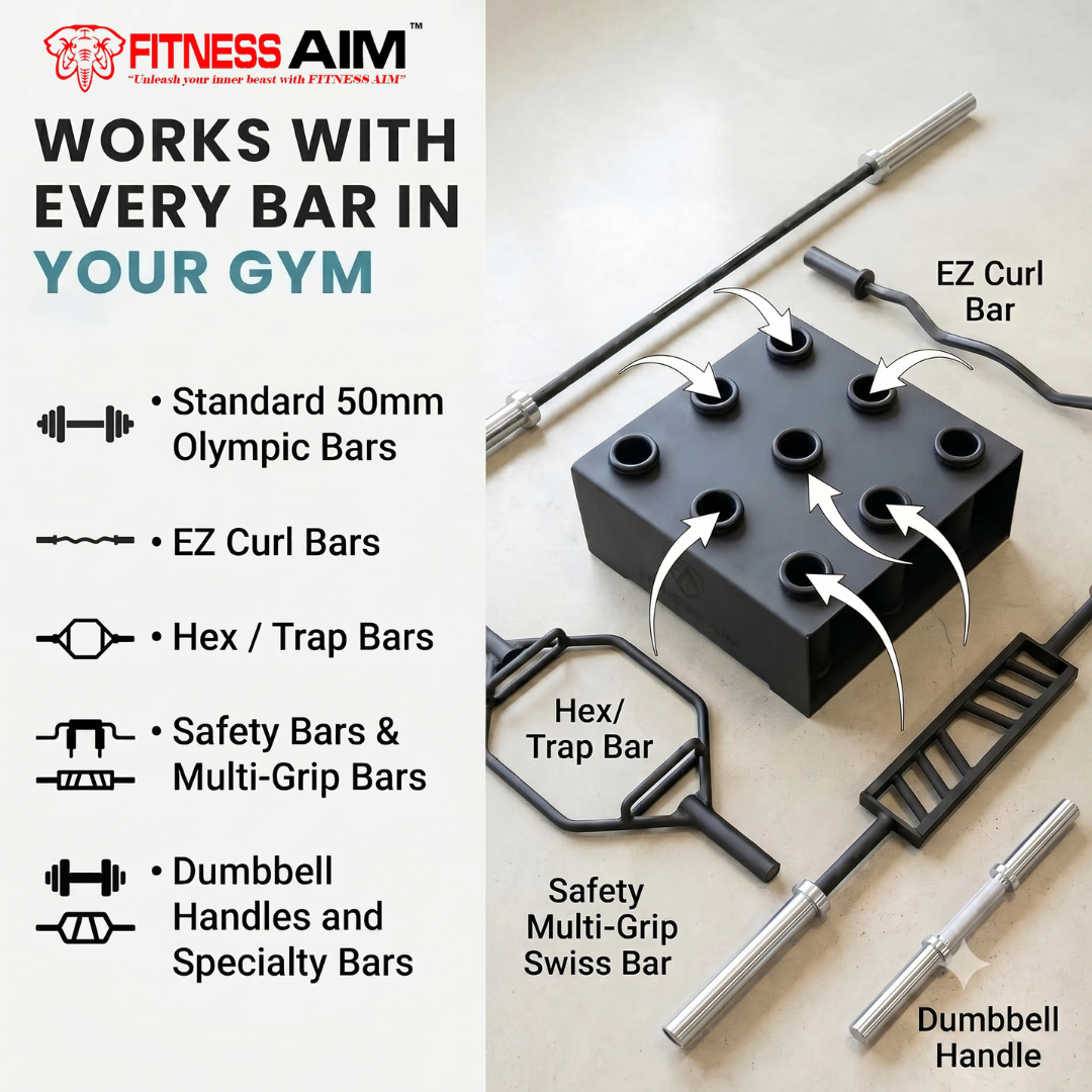 FITNESS AIM Barbell Holder Box Design - Image 2