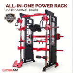 FITNESS AIM Multi Functional Trainer and Smith Machine – Heavy-Duty Commercial-Grade Home Gym System with Dual Cable Pulley Crossover, Squat Rack, Pull-Up Bar, and Weight Stack for Full Body Training